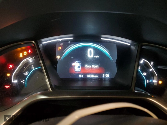 2017 Honda Civic EX-T with VIN 19XFC1F34HE008520, listed as a Copart auction lot 45159525 with 180,433 mi miles and Salvage Title. Bid and sale history available at carsss.com. Image 9.