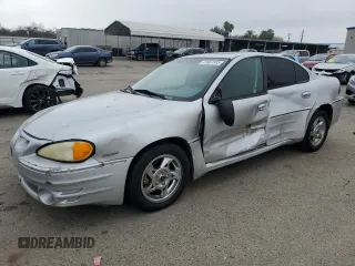 2003 Pontiac Grand Am GT with VIN 1G2NW52E03M575470, listed as a Copart auction lot 41667585 with 198,048 mi miles and Salvage Title. Bid and sale history available at carsss.com. Image 1.