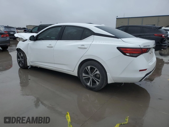 2022 Nissan Sentra SV with VIN 3N1AB8CV2NY268987, listed as a Copart auction lot 87878925 with Not Provided miles and Salvage Title. Bid and sale history available at carsss.com. Image 2.