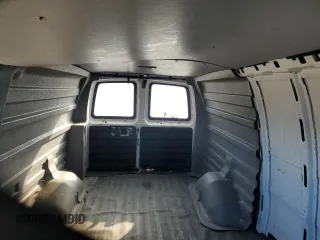 2011 Chevrolet Express Cargo Van with VIN 1GCWGGBA4B1155880, listed as a Copart auction lot 46640635 with 206,187 mi miles and Salvage Title. Bid and sale history available at carsss.com. Image 10.