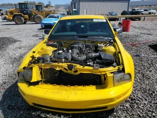 2005 Ford Mustang Deluxe with VIN 1ZVFT80N055243648, listed as a Copart auction lot 50080295 with 122,686 mi miles and Salvage Title. Bid and sale history available at carsss.com. Image 5.