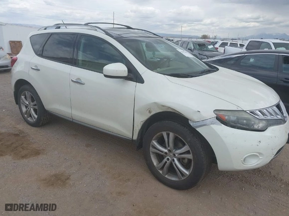2010 Nissan Murano S with VIN JN8AZ1MU4AW009476, listed as a IAAI auction lot 42042984 with 153,156 mi miles. Bid and sale history available at carsss.com. Image 1.