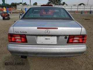 1999 Mercedes-Benz SL-Class with VIN WDBFA68F4XF184335, listed as a Copart auction lot 86287834 with 97,564 mi miles and Salvage Title. Bid and sale history available at carsss.com. Image 6.