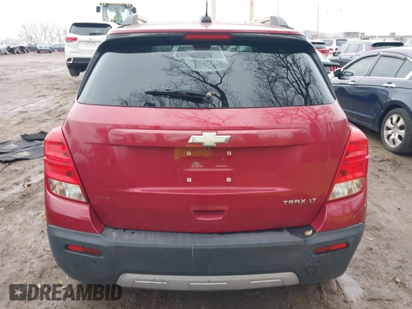 2015 Chevrolet Trax LT with VIN KL7CJLSB2FB117132, listed as a IAAI auction lot 40924586 with 83,170 mi miles. Bid and sale history available at carsss.com. Image 16.
