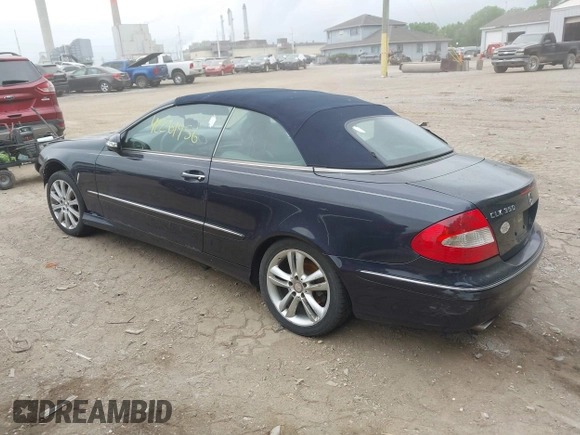 2008 Mercedes-Benz CLK 350 with VIN WDBTK56F48T094098, listed as a IAAI auction lot 42261956 with 164,679 mi miles and . Bid and sale history available at DreamBid. Image 3.
