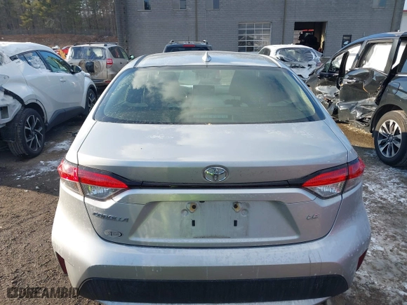 2021 Toyota Corolla LE with VIN JTDEPMAE7MJ173131, listed as a IAAI auction lot 41372716 with 58,677 mi miles. Bid and sale history available at carsss.com. Image 16.