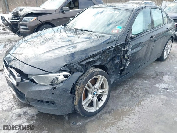 2014 BMW 3 Series 335i xDrive with VIN WBA3B9G57ENR92206, listed as a IAAI auction lot 41649706 with 98,607 mi miles. Bid and sale history available at carsss.com. Image 6.