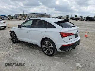 2023 Audi SQ5 Sportback Premium Plus with VIN WA124AFY7P2025115, listed as a Copart auction lot 45797234 with 9,207 mi miles and . Bid and sale history available at DreamBid. Image 2.