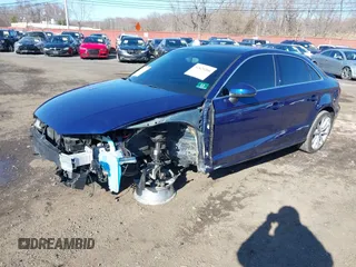 2015 Audi A3 2.0T Premium Plus with VIN WAUEFGFF2F1036412, listed as a IAAI auction lot 41829206 with 46,668 mi miles. Bid and sale history available at carsss.com. Image 2.
