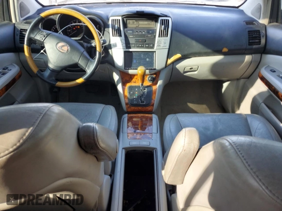 2007 Lexus RX 350 with VIN 2T2GK31U97C022375, listed as a Copart auction lot 46980105 with 352,278 mi miles and Salvage Title. Bid and sale history available at DreamBid. Image 8.