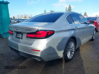 2021 BMW 5 Series 530i with VIN WBA53BH04MCG83743, listed as a IAAI auction lot 41719318 with 82,975 mi miles and . Bid and sale history available at DreamBid. Image 4.