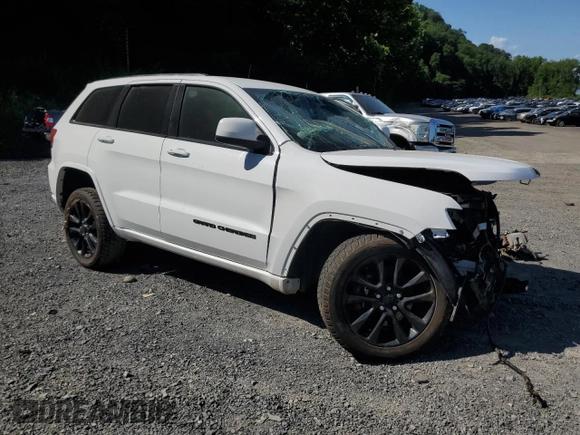 2021 Jeep Grand Cherokee Laredo X with VIN 1C4RJFAG2MC614782, listed as a Copart auction lot 62309025 with Not provided miles and Salvage title. Bid and sale history available at DreamBid. Image 4.