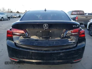 2015 Acura TLX Advance with VIN 19UUB3F70FA006953, listed as a Copart auction lot 85293364 with 92,015 mi miles and Salvage title. Bid and sale history available at DreamBid. Image 6.