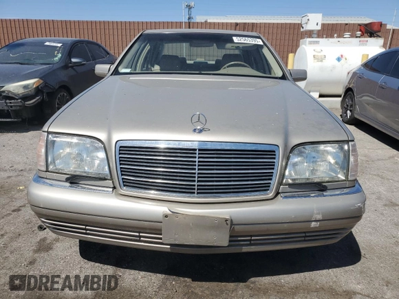 1997 Mercedes-Benz S-Class with VIN WDBGA43GXVA365653, listed as a Copart auction lot 52565395 with 138,555 mi miles and Clean Title. Bid and sale history available at carsss.com. Image 5.