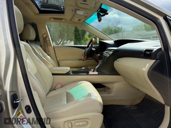 2012 Lexus RX 450h z VIN JTJBC1BA5C2427885, wystawiony jako Copart lot #58626695 z przebiegiem 166 056 mil mil oraz Szkoda całkowita • Salvage title. Historia ofert i sprzedaży dostępna na DreamBid. Obrazek 5.