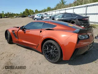 2015 Chevrolet Corvette Z06 3LZ with VIN 1G1YU2D61F5604792, listed as a Copart auction lot 69976954 with 16,658 mi miles and Salvage Title. Bid and sale history available at carsss.com. Image 2.