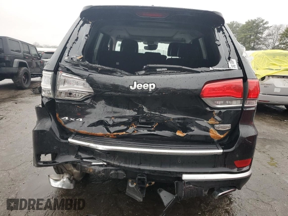 2021 Jeep Grand Cherokee Summit with VIN 1C4RJFJG6MC674077, listed as a Copart auction lot 44594475 with 46,794 mi miles and Salvage Title. Bid and sale history available at carsss.com. Image 6.