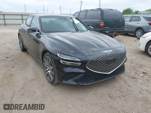 2023 Genesis G70 2.0T z VIN KMTG34TA9PU132552, wystawiony jako IAAI lot #42047048 z przebiegiem 39 111 mil mil oraz . Historia ofert i sprzedaży dostępna na DreamBid. Obrazek 1.