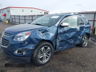 2017 Chevrolet Equinox Premier with VIN 2GNFLGE34H6222158, listed as a IAAI auction lot 41771377 with 70,614 mi miles. Bid and sale history available at carsss.com. Image 2.