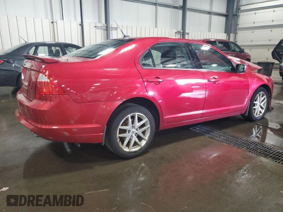 2012 Ford Fusion SEL with VIN 3FAHP0JA0CR348722, listed as a Copart auction lot 53050455 with 0 mi miles and Non Repairable. Bid and sale history available at carsss.com. Image 3.