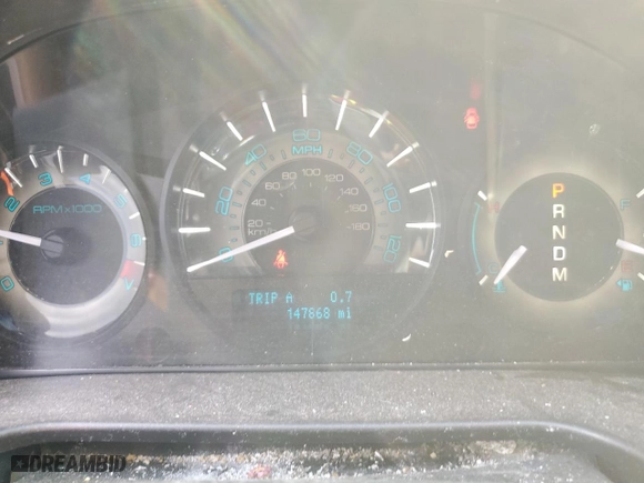 2010 Mercury Milan Premier with VIN 3MEHM0CG7AR613040, listed as a Copart auction lot 76259214 with 147,868 mi miles and Salvage Title. Bid and sale history available at carsss.com. Image 9.