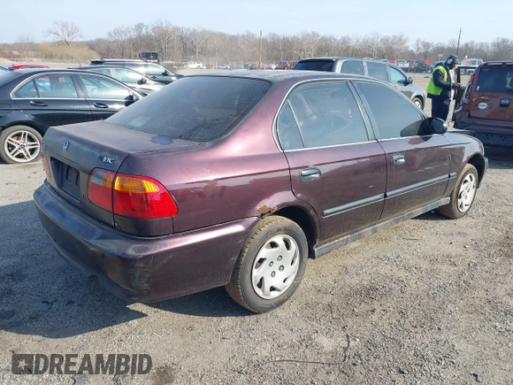 2000 Honda Civic LX with VIN 2HGEJ6675YH528894, listed as a IAAI auction lot 41800415 with 444,713 mi miles. Bid and sale history available at carsss.com. Image 4.
