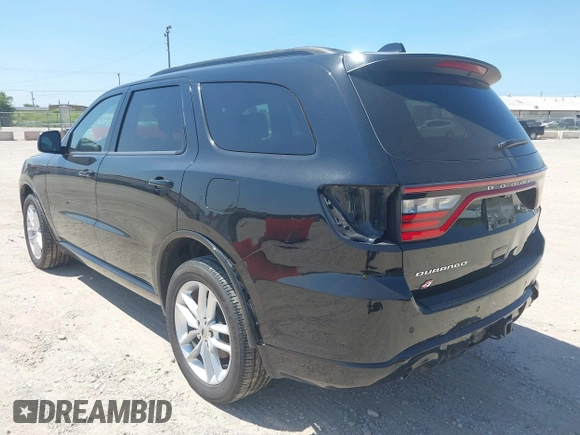 2024 Dodge Durango GT Plus with VIN 1C4RDJDGXRC207323, listed as a IAAI auction lot 42814181 with 38,289 mi miles and . Bid and sale history available at DreamBid. Image 3.