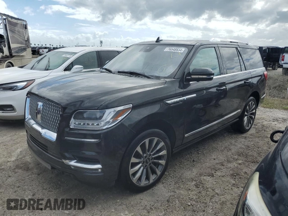2020 Lincoln Navigator Reserve z VIN 5LMJJ2LT5LEL03276, wystawiony jako Copart lot #76548834 z przebiegiem 23 646 mil mil oraz Nie do naprawy • Non repairable. Historia ofert i sprzedaży dostępna na DreamBid. Obrazek 1.