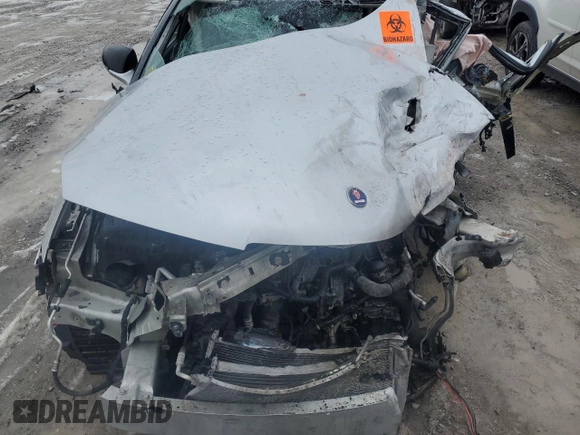 2011 Saab 9-5 Turbo4 with VIN YS3GN4ARXB4003352, listed as a Copart auction lot 47172305 with 0 mi miles and Salvage Title. Bid and sale history available at carsss.com. Image 11.