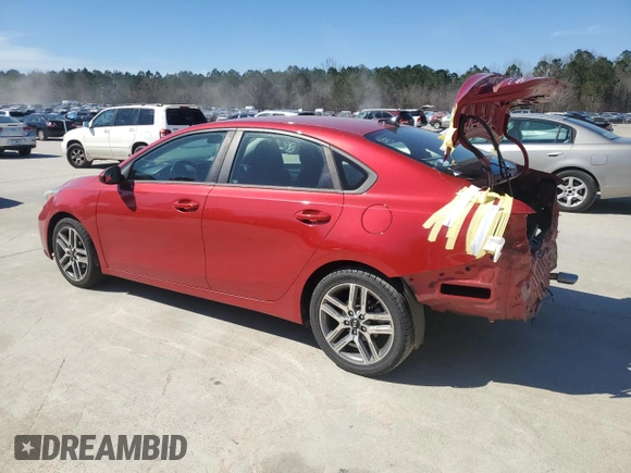 2019 Kia Forte S with VIN 3KPF34AD8KE016564, listed as a Copart auction lot 46977215 with 162,113 mi miles and Salvage Title. Bid and sale history available at carsss.com. Image 2.