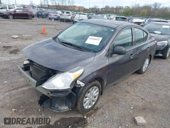 2015 Nissan Versa S Plus with VIN 3N1CN7AP5FL946211, listed as a IAAI auction lot 41858025 with 132,845 mi miles. Bid and sale history available at carsss.com. Image 2.