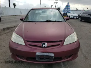 2004 Honda Civic EX with VIN 2HGES26724H639371, listed as a Copart auction lot 54617245 with 88,745 mi miles and Clean Title. Bid and sale history available at DreamBid. Image 5.