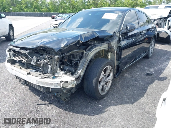 2018 Honda Accord EX-L z VIN 1HGCV1F55JA232050, wystawiony jako IAAI lot #42126564 z przebiegiem 196 283 mil mil oraz . Historia ofert i sprzedaży dostępna na DreamBid. Obrazek 2.