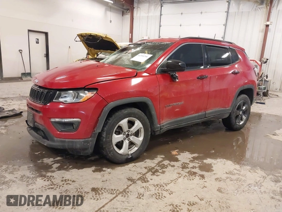 2018 Jeep Compass Latitude z VIN 3C4NJDBB0JT191044, wystawiony jako IAAI lot #41395206 z przebiegiem 68 784 mil mil oraz . Historia ofert i sprzedaży dostępna na DreamBid. Obrazek 17.