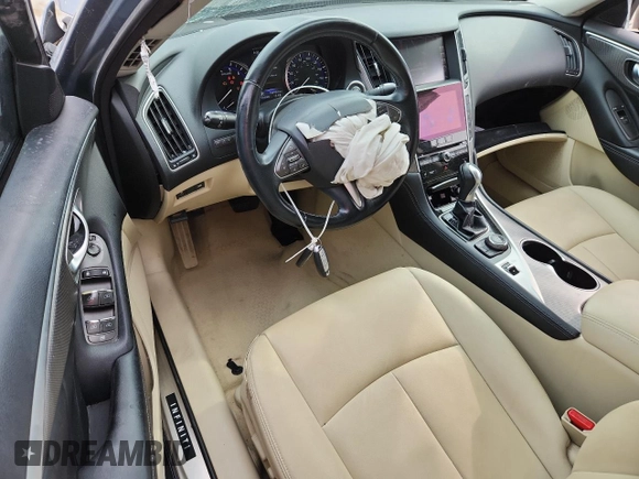 2015 Infiniti Q50 Sport with VIN JN1BV7AP7FM330754, listed as a Copart auction lot 63930365 with 145,952 mi miles and Non repairable. Bid and sale history available at DreamBid. Image 8.