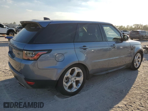 2020 Land Rover Range Rover Sport SE with VIN SALWG2SU7LA895141, listed as a Copart auction lot 76760424 with 0 mi miles and Non Repairable. Bid and sale history available at carsss.com. Image 3.