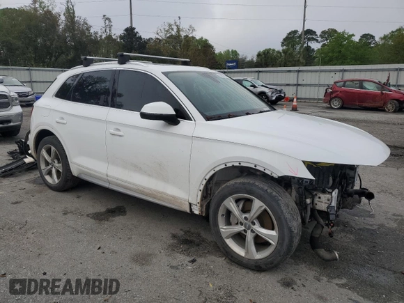 2020 Audi Q5 Premium z VIN WA1ANAFYXL2040811, wystawiony jako Copart lot #50927215 z przebiegiem 76 866 mil mil oraz Szkoda całkowita • Salvage title. Historia ofert i sprzedaży dostępna na DreamBid. Obrazek 4.