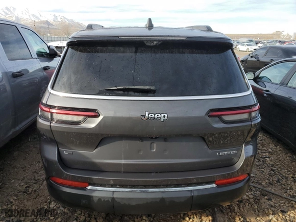 2023 Jeep Grand Cherokee L Limited with VIN 1C4RJJBG1P8754976, listed as a Copart auction lot 87627255 with 62,919 mi miles and Non Repairable. Bid and sale history available at carsss.com. Image 6.