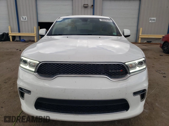 2022 Dodge Durango SXT z VIN 1C4RDHAG9NC158977, wystawiony jako Copart lot #48378195 z przebiegiem 29 715 mil mil oraz Szkoda całkowita • Salvage title. Historia ofert i sprzedaży dostępna na DreamBid. Obrazek 5.