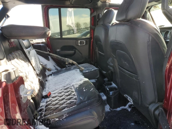 2021 Jeep Wrangler Unlimited Sport Altitude with VIN 1C4HJXDG2MW544163, listed as a Copart auction lot 86496084 with 49,737 mi miles and Salvage Title. Bid and sale history available at carsss.com. Image 10.