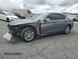 2017 Infiniti Q50 3.0t Premium with VIN JN1EV7AP3HM734425, listed as a Copart auction lot 51866275 with 160,813 mi miles and Salvage Title. Bid and sale history available at carsss.com. Image 1.