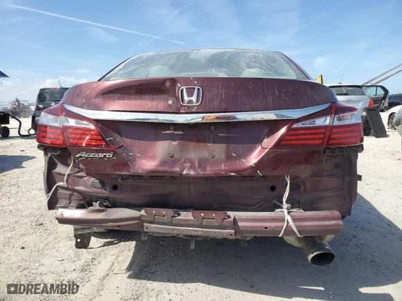 2016 Honda Accord Sedan LX with VIN 1HGCR2F31GA105393, listed as a Copart auction lot 51314075 with 91,945 mi miles and Salvage Title. Bid and sale history available at carsss.com. Image 6.