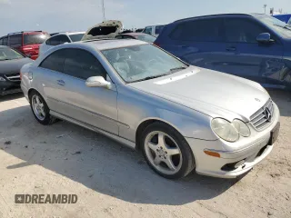 2004 Mercedes-Benz CLK-Class 5.0L with VIN WDBTJ75J44F066718, listed as a Copart auction lot 76339294 with 0 mi miles and Clean Title. Bid and sale history available at carsss.com. Image 4.
