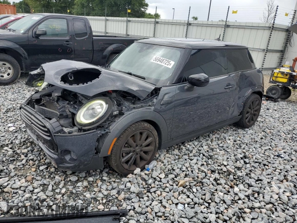 2020 MINI Hardtop Cooper S with VIN WMWXR5C07L2M59867, listed as a Copart auction lot 56948725 with 71,619 mi miles and Non repairable. Bid and sale history available at DreamBid. Image 1.