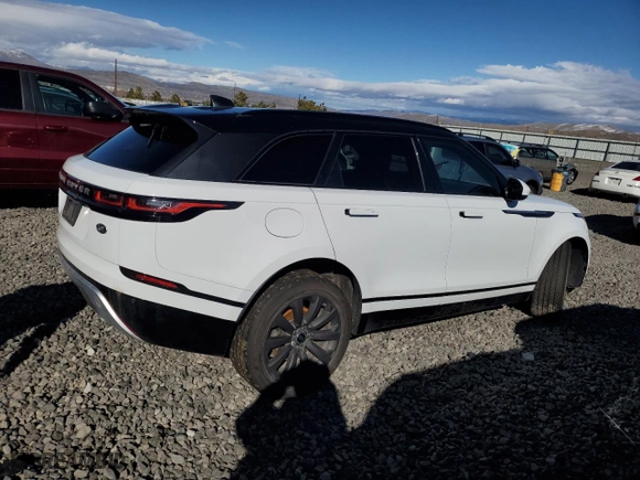 2020 Land Rover Range Rover Velar S with VIN SALYB2EX4LA286280, listed as a Copart auction lot 45004345 with 56,428 mi miles and Salvage Title. Bid and sale history available at carsss.com. Image 3.
