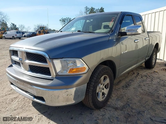 2009 Dodge Ram 1500 SLT with VIN 1D3HB18P49S800667, listed as a IAAI auction lot 41756698 with 267,731 mi miles. Bid and sale history available at carsss.com. Image 2.