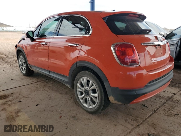 2016 FIAT 500X Lounge with VIN ZFBCFXDT7GP351730, listed as a Copart auction lot 58398785 with 41,322 mi miles and Salvage title. Bid and sale history available at DreamBid. Image 2.