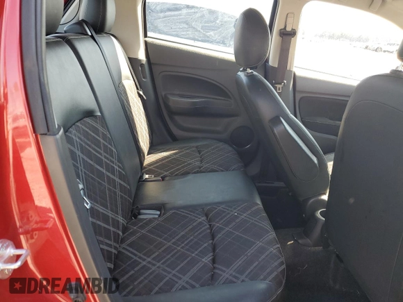 2024 Mitsubishi Mirage Black Edition with VIN ML32AWHJ5RH006741, listed as a Copart auction lot 46078985 with 9,162 mi miles and Salvage title. Bid and sale history available at DreamBid. Image 10.