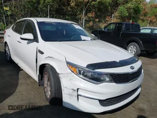 2016 Kia Optima LX with VIN KNAGT4L37G5074853, listed as a IAAI auction lot 41950918 with 151,111 mi miles. Bid and sale history available at carsss.com. Image 1.
