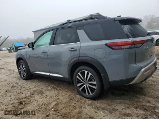 2024 Nissan Pathfinder Platinum with VIN 5N1DR3DH6RC259379, listed as a Copart auction lot 43399045 with 19,750 mi miles and Salvage Title. Bid and sale history available at carsss.com. Image 2.